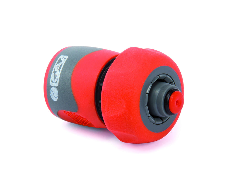 Kobling 1/2" m/AQUASTOP - KGK Garden Pro