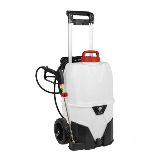El trolley tryksprøjte 35 L med batteri & Auto-Clean