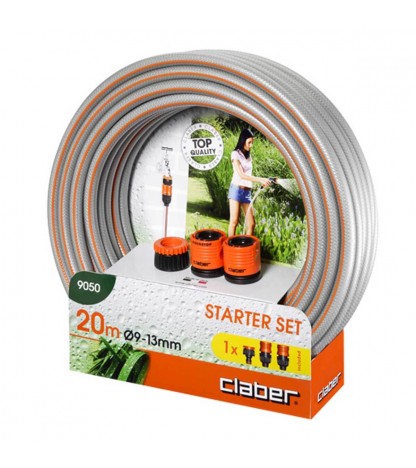 Claber slangekit 3/8"x 20m" STARTER SET"