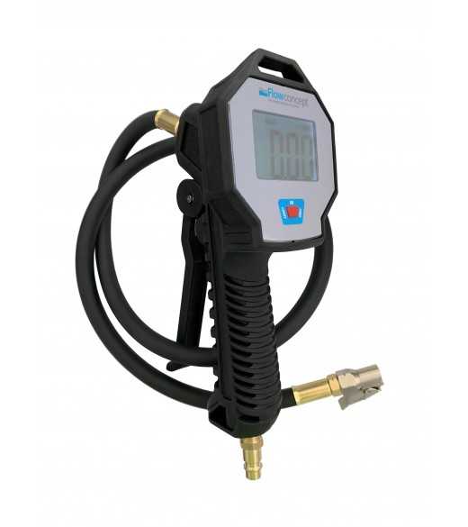 Flowconcept Digital pumpepistol 0-12 bar 1000 mm slange og klemnippel