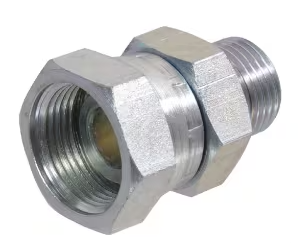 Nippel med omløber 3/8 BSP