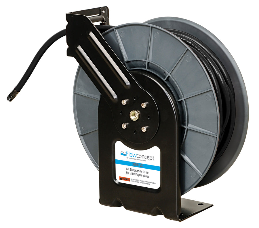 15m 3/8'' Aut. slangeopruller 20 bar